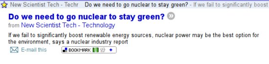 New Scientist RSS headline